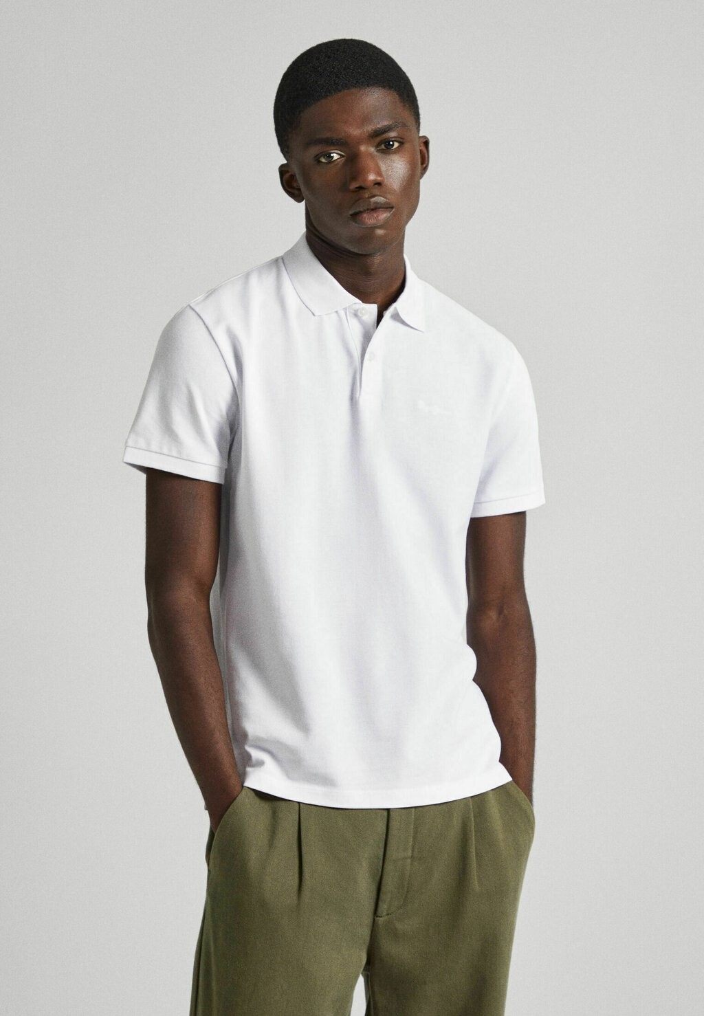 

Рубашка-поло NEW OLIVER Pepe Jeans, цвет white