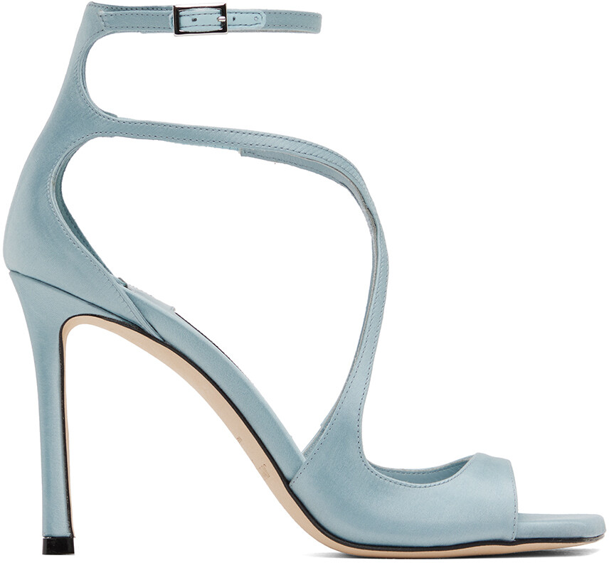 

Эксклюзивные синие босоножки на каблуке SSENSE Azia 95 Jimmy Choo