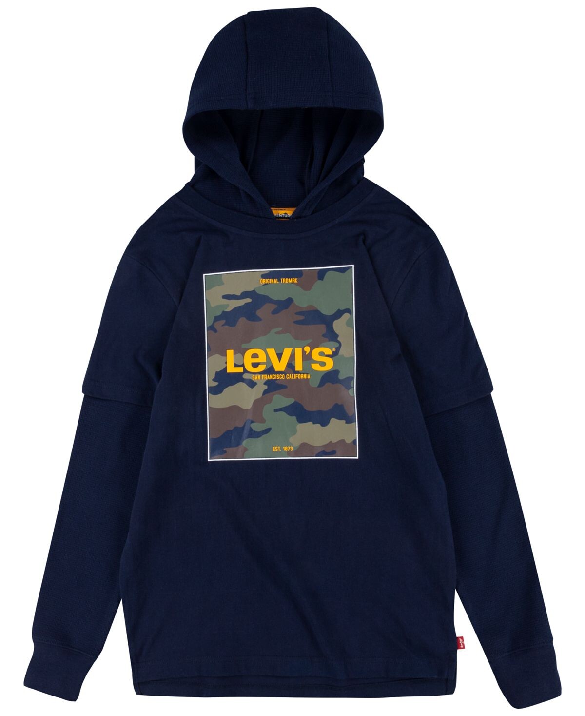 

Футболка Twofer с длинными рукавами для больших мальчиков Levi's