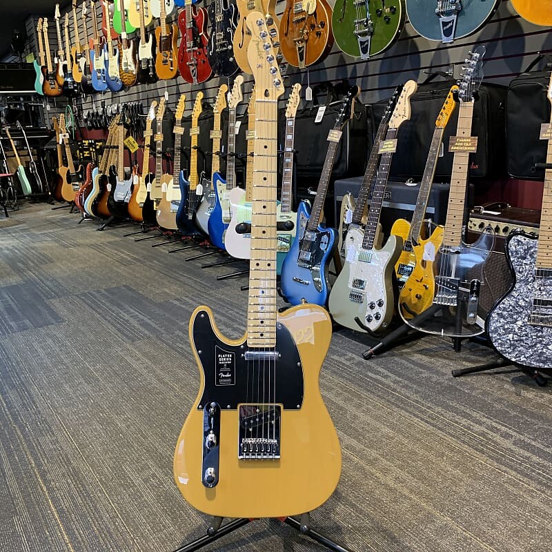 

Электрогитара Fender Player Telecaster Left-Handed with Maple Fretboard Butterscotch Blonde
