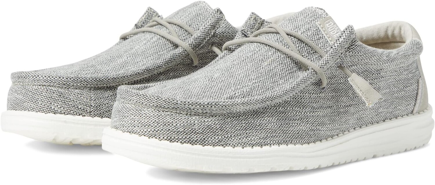 

Лоферы Wally Ascend Woven Slip-On Casual Shoes Hey Dude, цвет Carbon