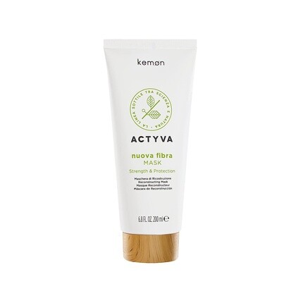 

Actyva New Fiber Mask Защитная и реструктурирующая маска для поврежденных волос с амарантом и красными водорослями 200мл, Kemon