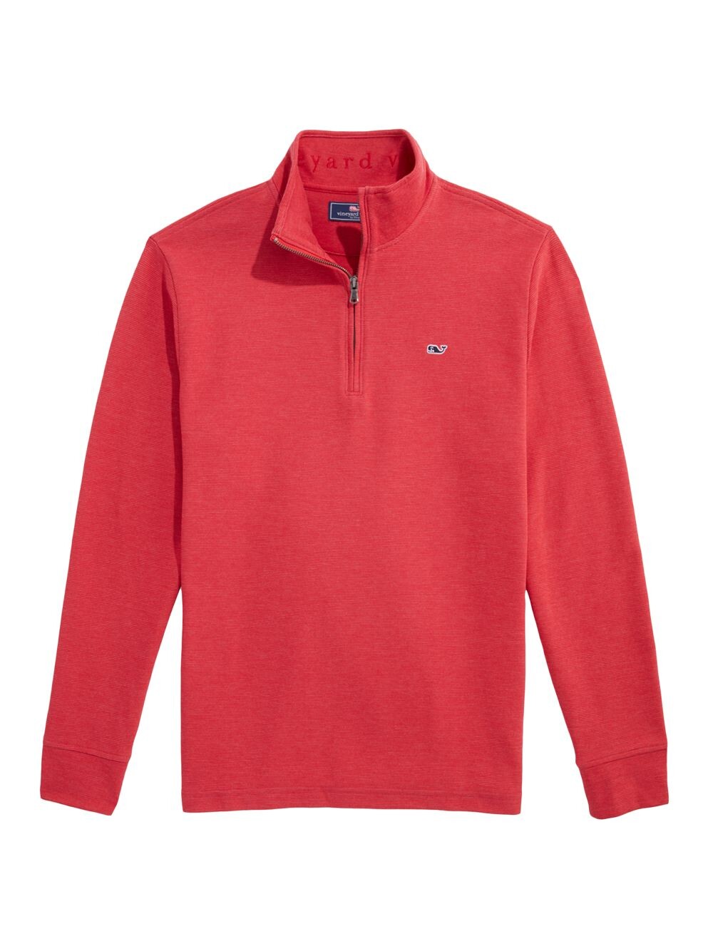 

Свитер Saltwater с молнией на четверть Vineyard Vines, красный