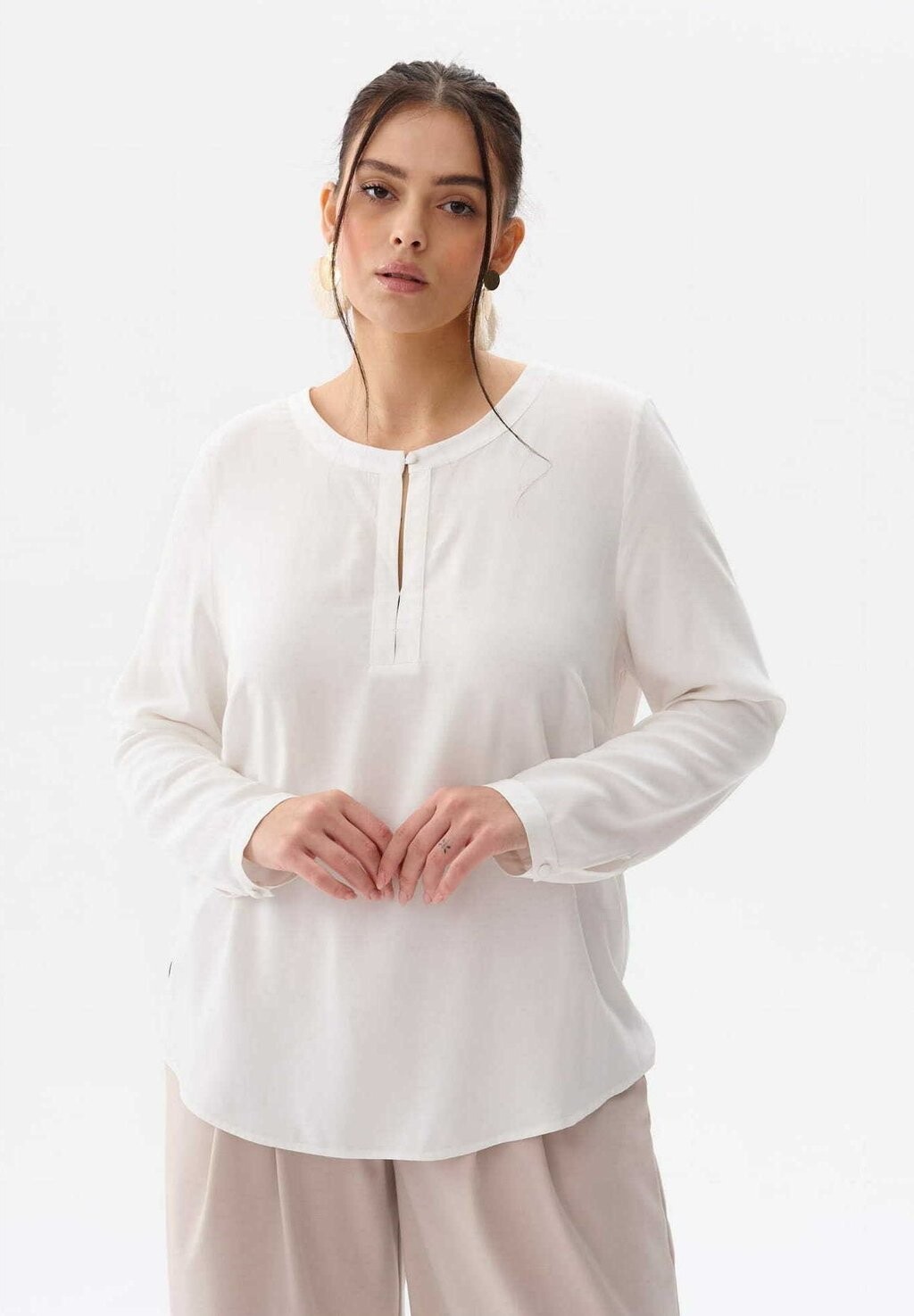 

Рубашка с длинным рукавом LASHA blue shadow, цвет white