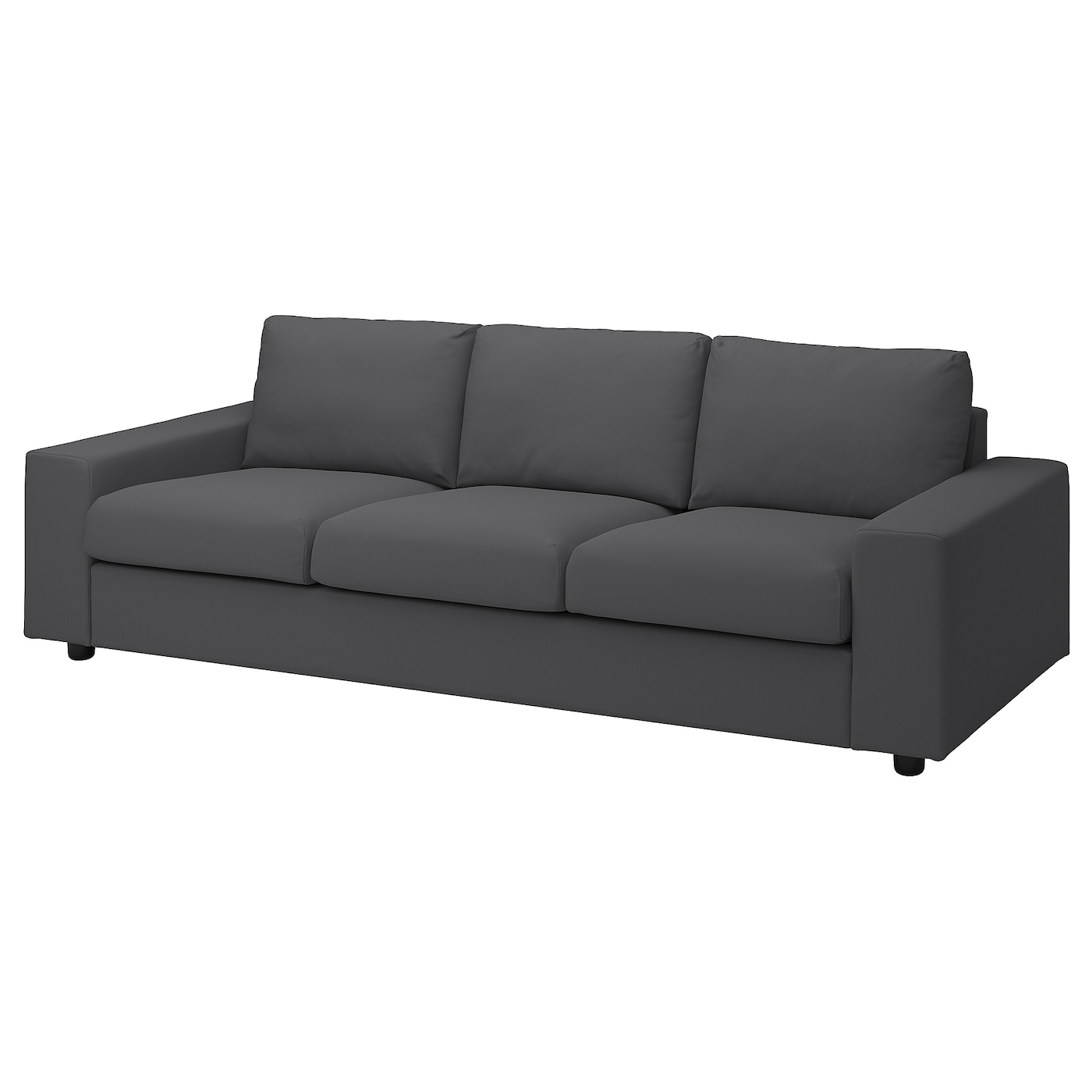 ВИМЛЕ 3-местный диван, с широкими подлокотниками/Халларп серый VIMLE IKEA