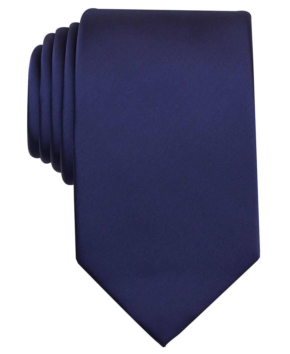 цена Мужской атласный однотонный галстук Perry Ellis