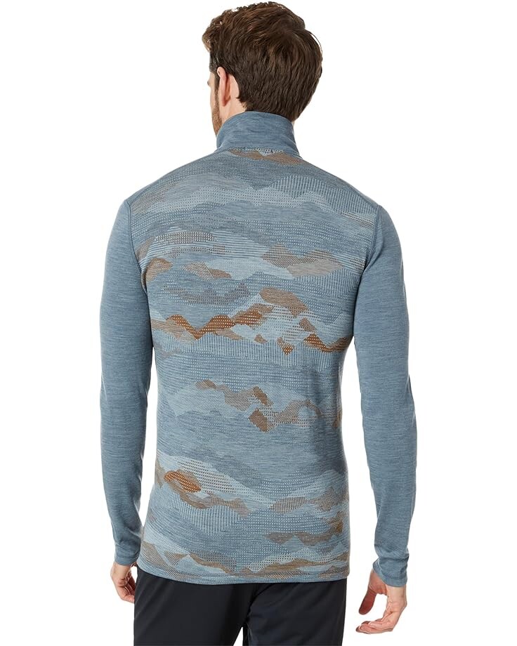 

Свитер Smartwool Merino 250 Base Layer 1/4 Zip, цвет Pewter Mountain Scape
