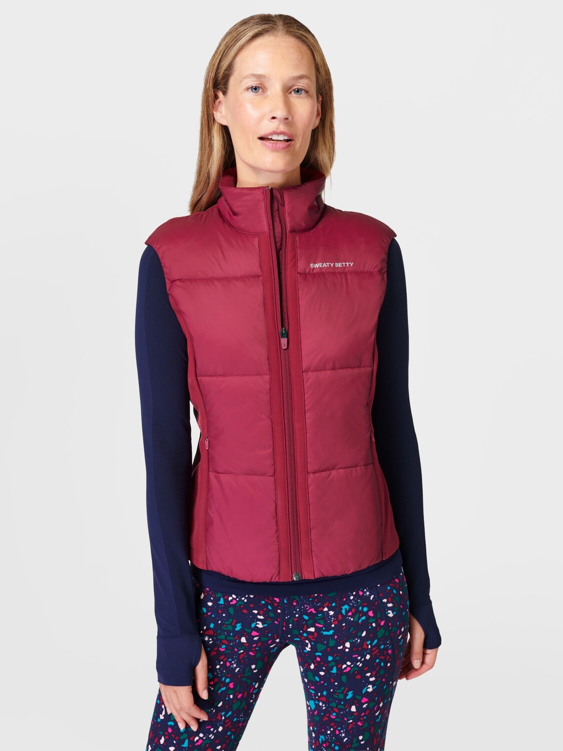 

Беговой жилет Accelerate Elite Sweaty Betty, вамп красный