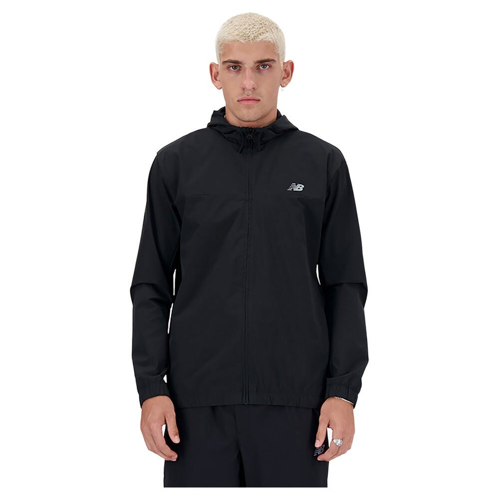 

Толстовка New Balance MJ410 Full Zip, черный