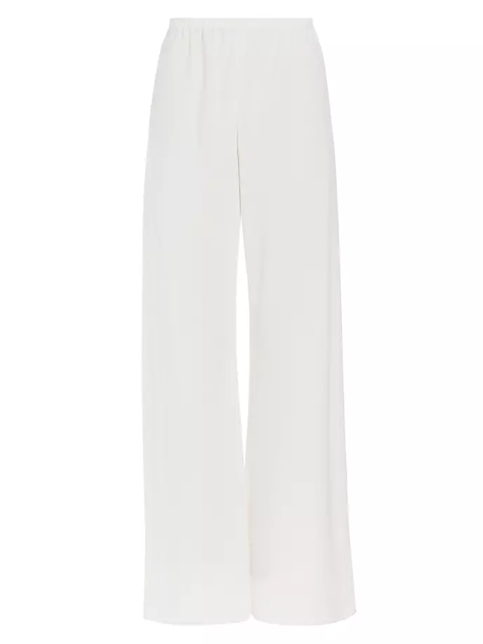 

Широкие брюки из крепа Gala The Row, цвет off white