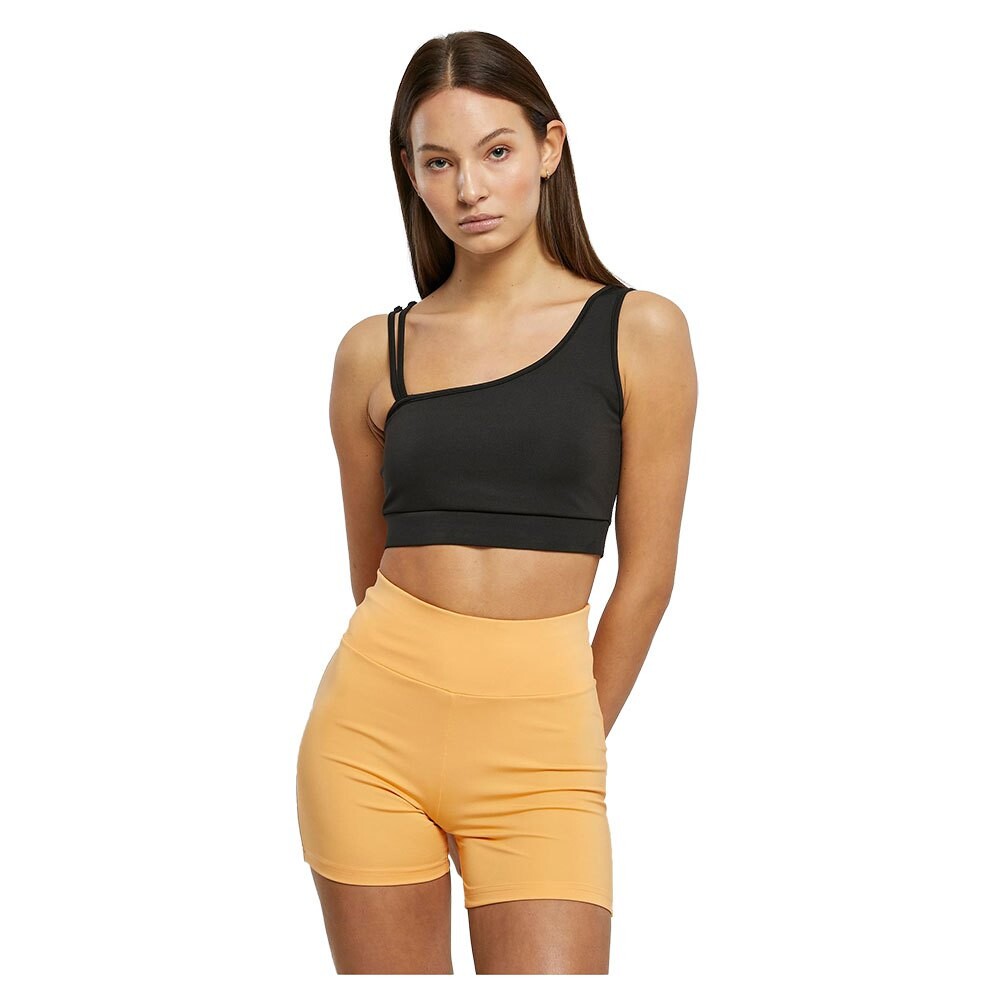 

Спортивный бюстгальтер Urban Classics Recycled Asymmetrical Bra, черный