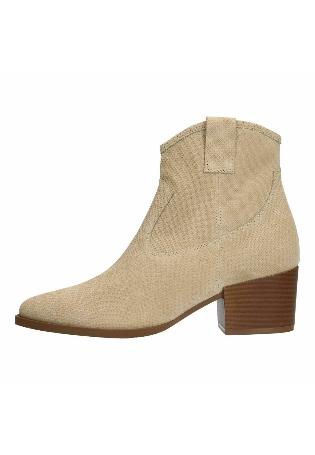 

Ковбойские/байкерские ботильоны Manfield, цвет beige