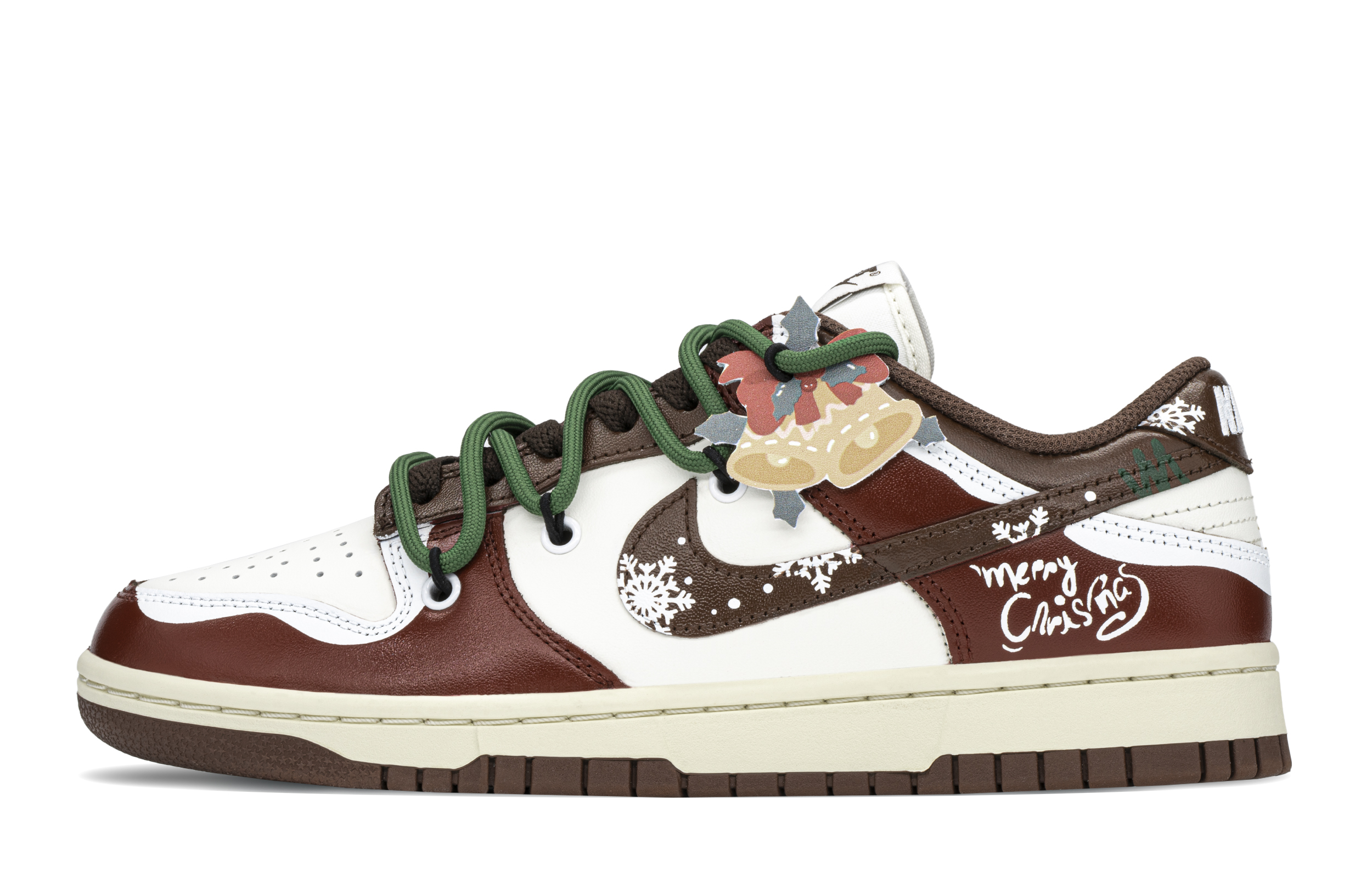 

Кроссовки Nike Dunk Skateboard Shoes Women's Low-Top Brown/Red