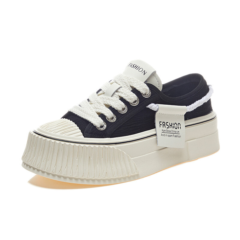 

Холщовые кеды женские с низким верхом Klammkicks, черный