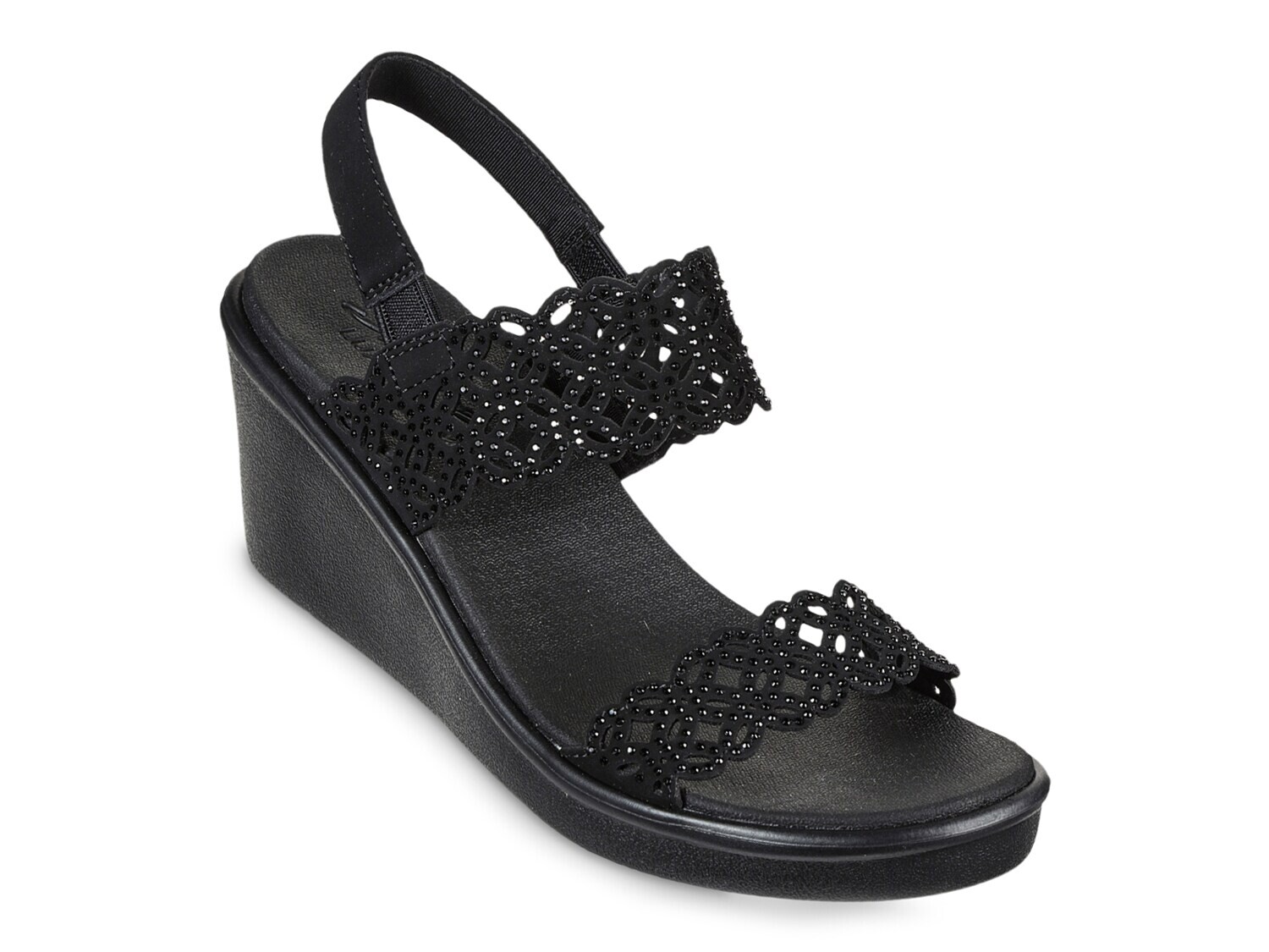 

Сандалии Skechers Rumble On Sassy Dayz на танкетке, черный