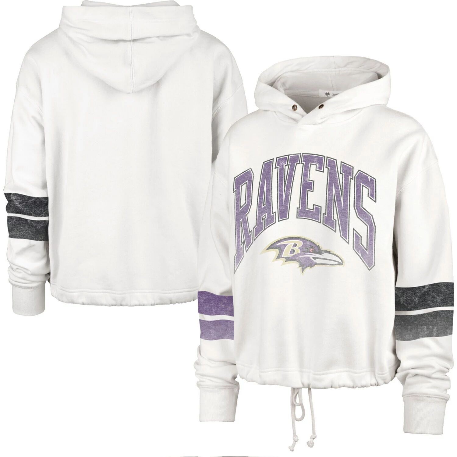 

Женский пуловер с капюшоном '47 Oatmeal Baltimore Ravens Harper