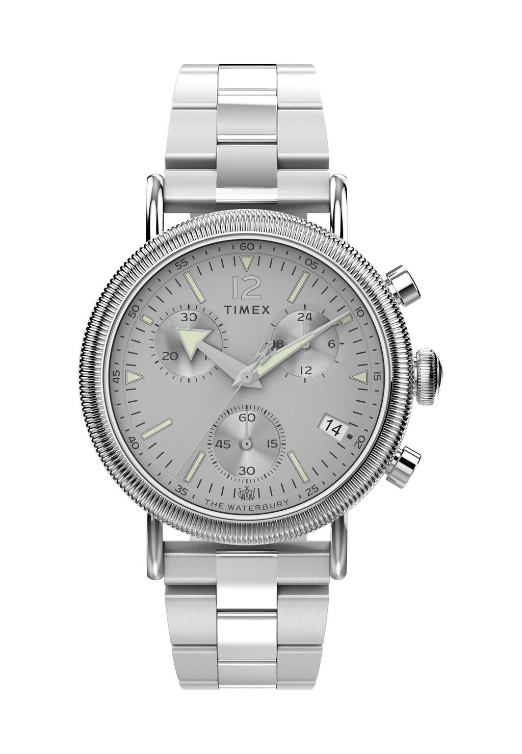 

Хронограф WATERBURY STANDARD COIN EDGE Timex, серебристый