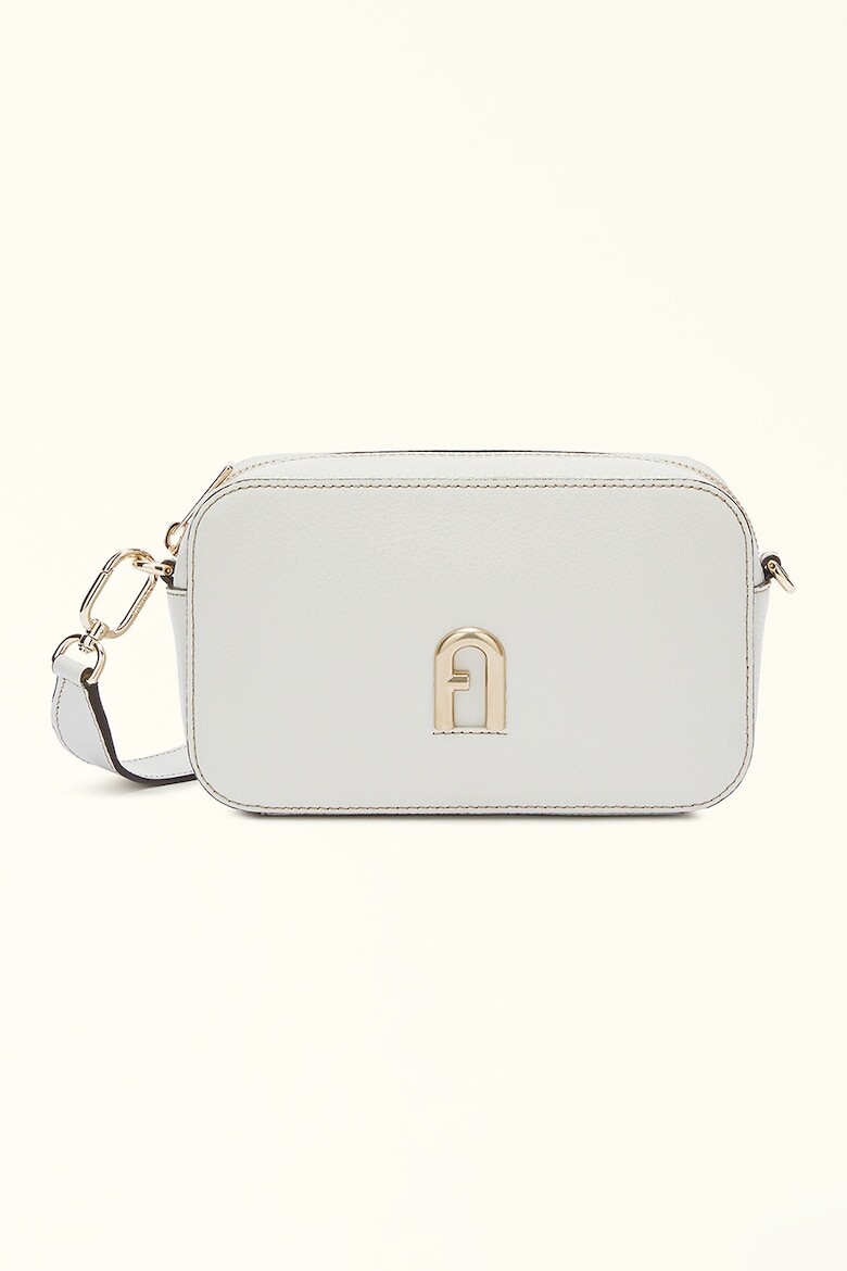 

Миниатюрная кожаная сумка через плечо Primula Furla, белый