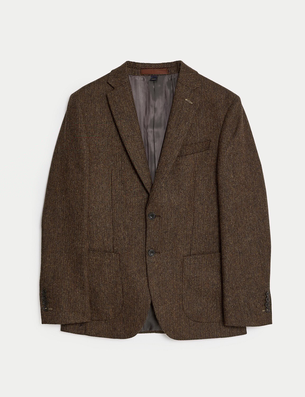 

Шерстяной пиджак с богатой текстурой SARTORIAL, коричневый