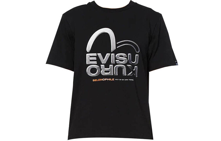 

Футболка мужская черная Evisu, черный