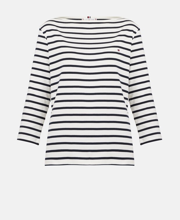 

Топ с длинными рукавами Tommy Hilfiger Curve, черный