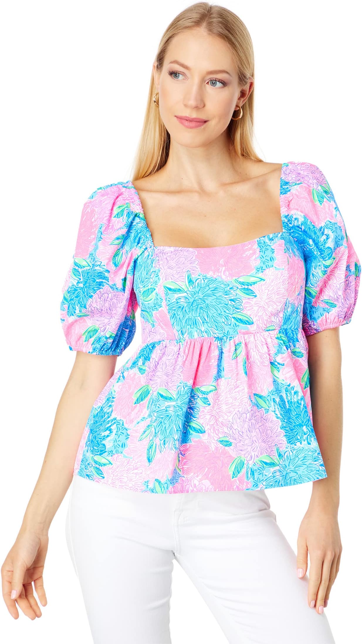 

Кей Топ Lilly Pulitzer, цвет Multi Beach House Blooms