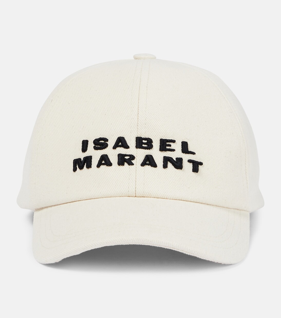 

Хлопковая кепка с логотипом tyron Isabel Marant, бежевый