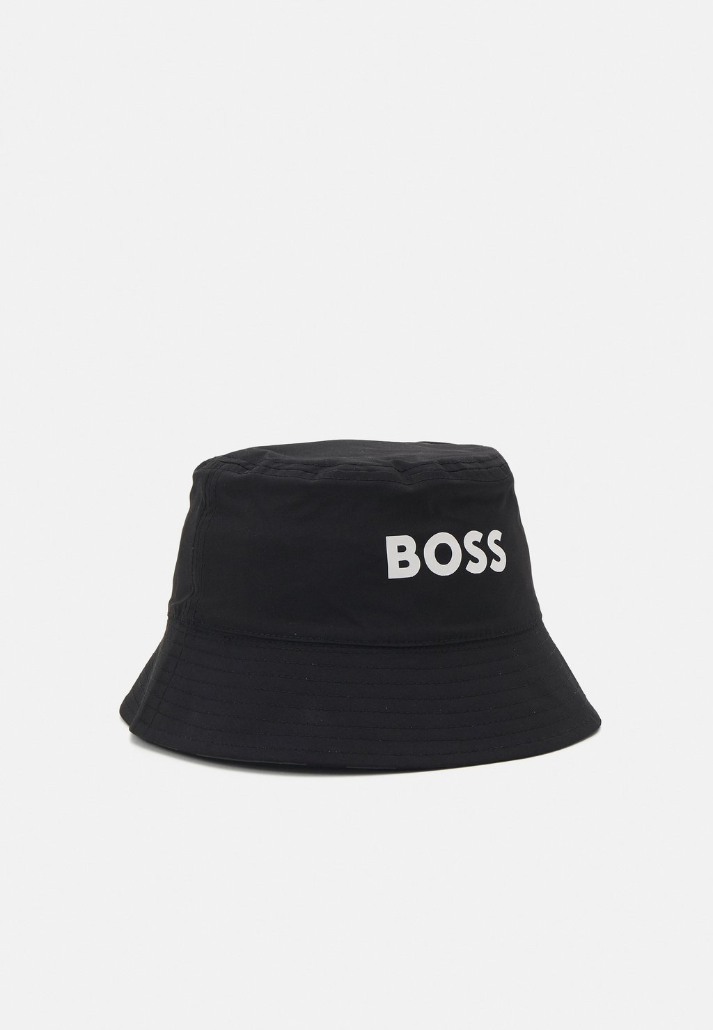 Панама REVERSIBLE BUCKET HAT UNISEX BOSS Kidswear, цвет black