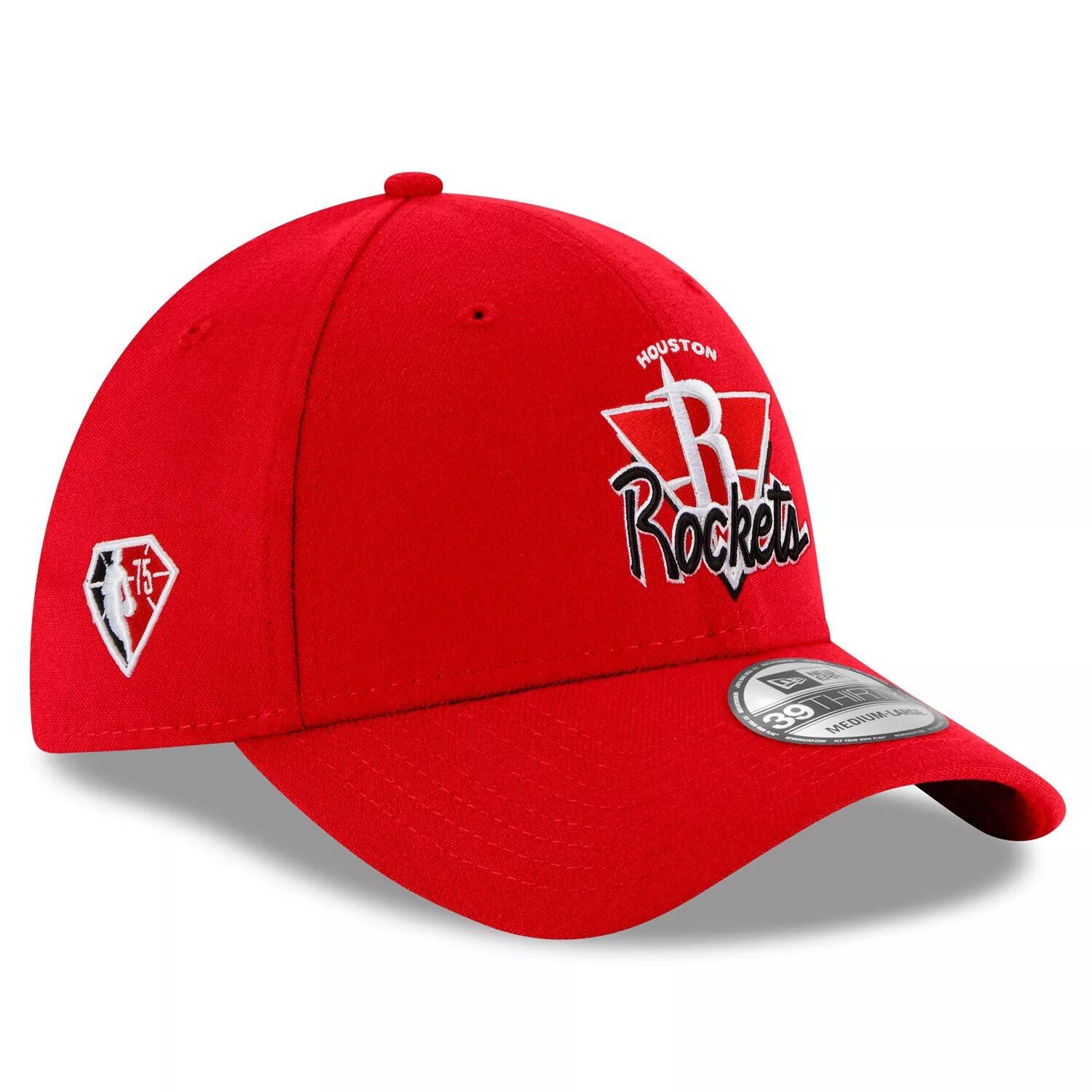 

Мужская гибкая кепка New Era Red Houston Rockets 2021 NBA Tip-Off 39THIRTY