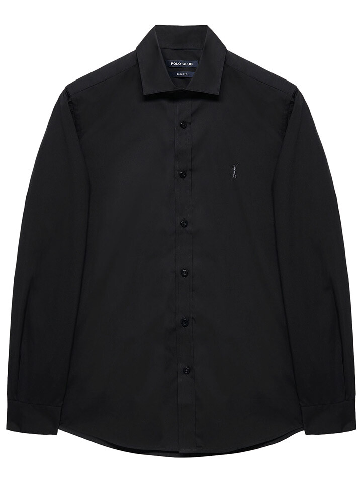 

Рубашка Polo Club Slim fit, черный