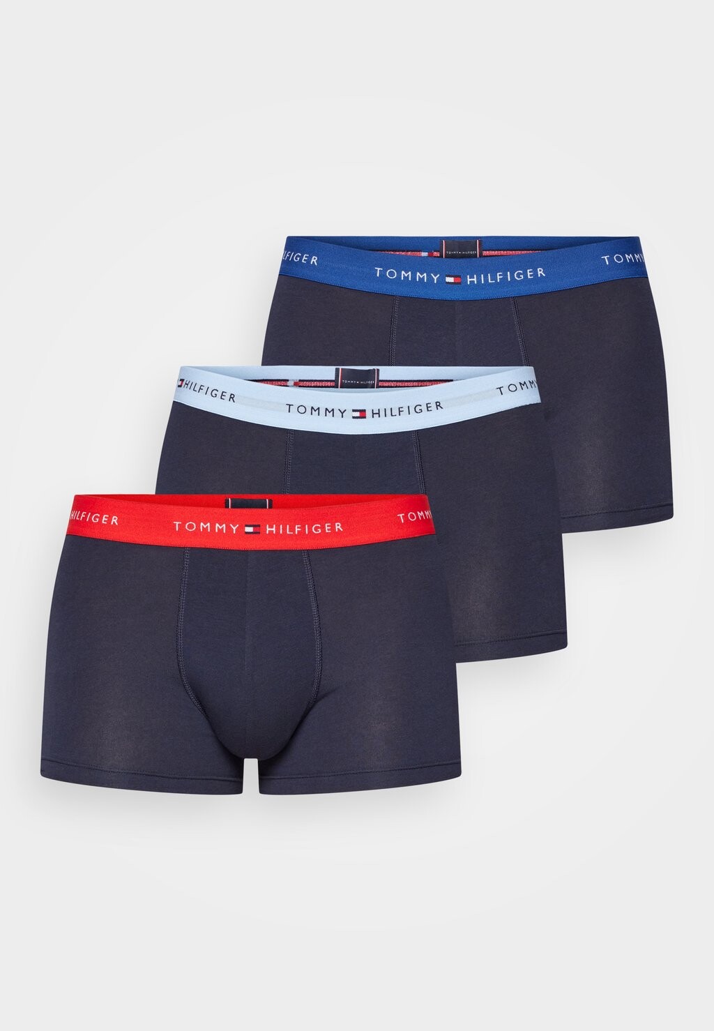 

Трусы Tommy Hilfiger, яростно-красный/синий якорь для колодезной воды Signature 3 Pack