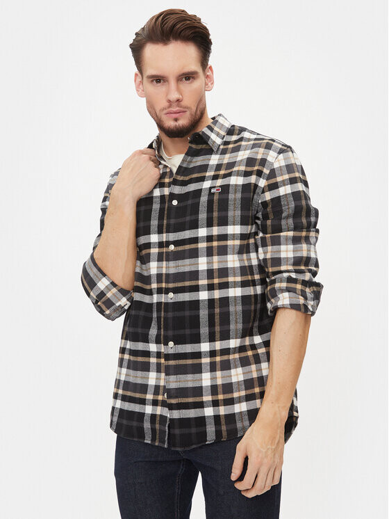 

Рубашка классического кроя Tommy Jeans, черный