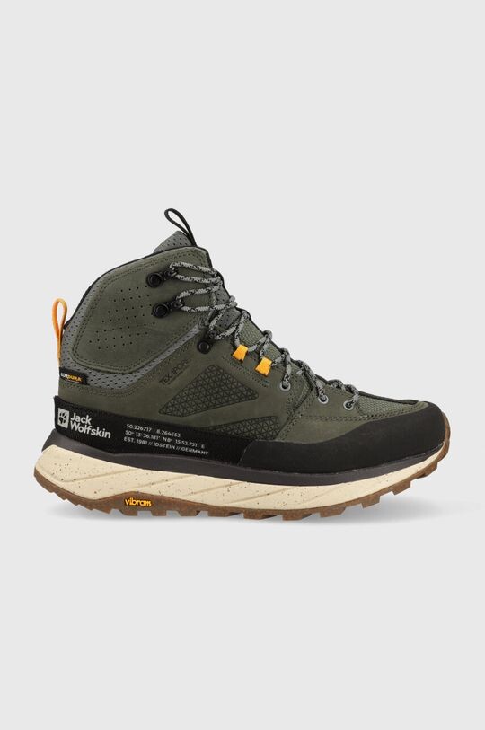 

Кроссовки Terraquest Texapore Mid Jack Wolfskin, зеленый