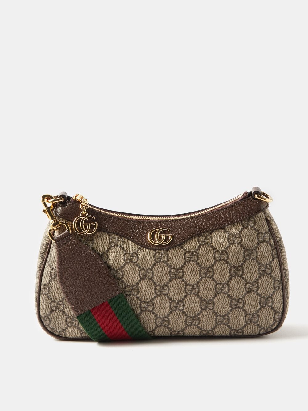 

Сумка на плечо ophidia gg-supreme из ткани и кожи Gucci, коричневый