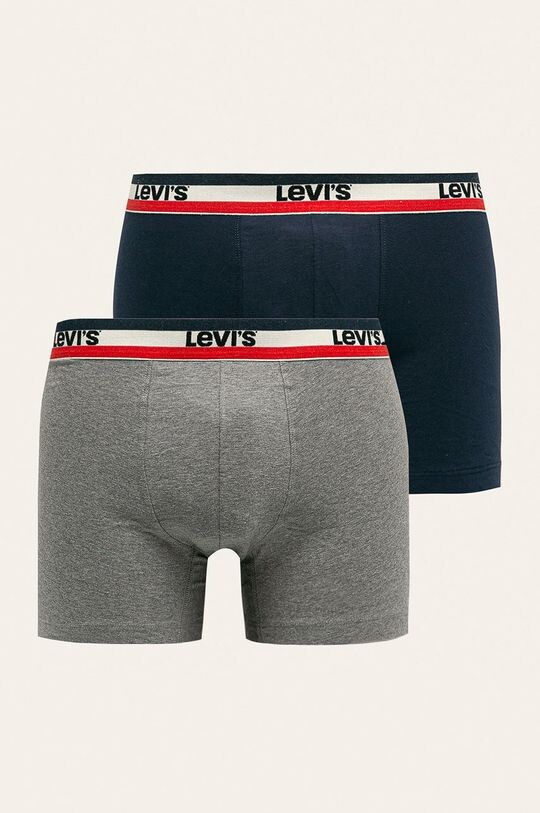 

Боксеры (2 пары) Levi's, темно-синий