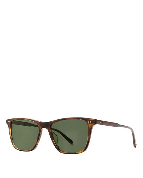 Солнцезащитные очки Hayes Square, 52 мм GARRETT LEIGHT, цвет Brown цена и фото