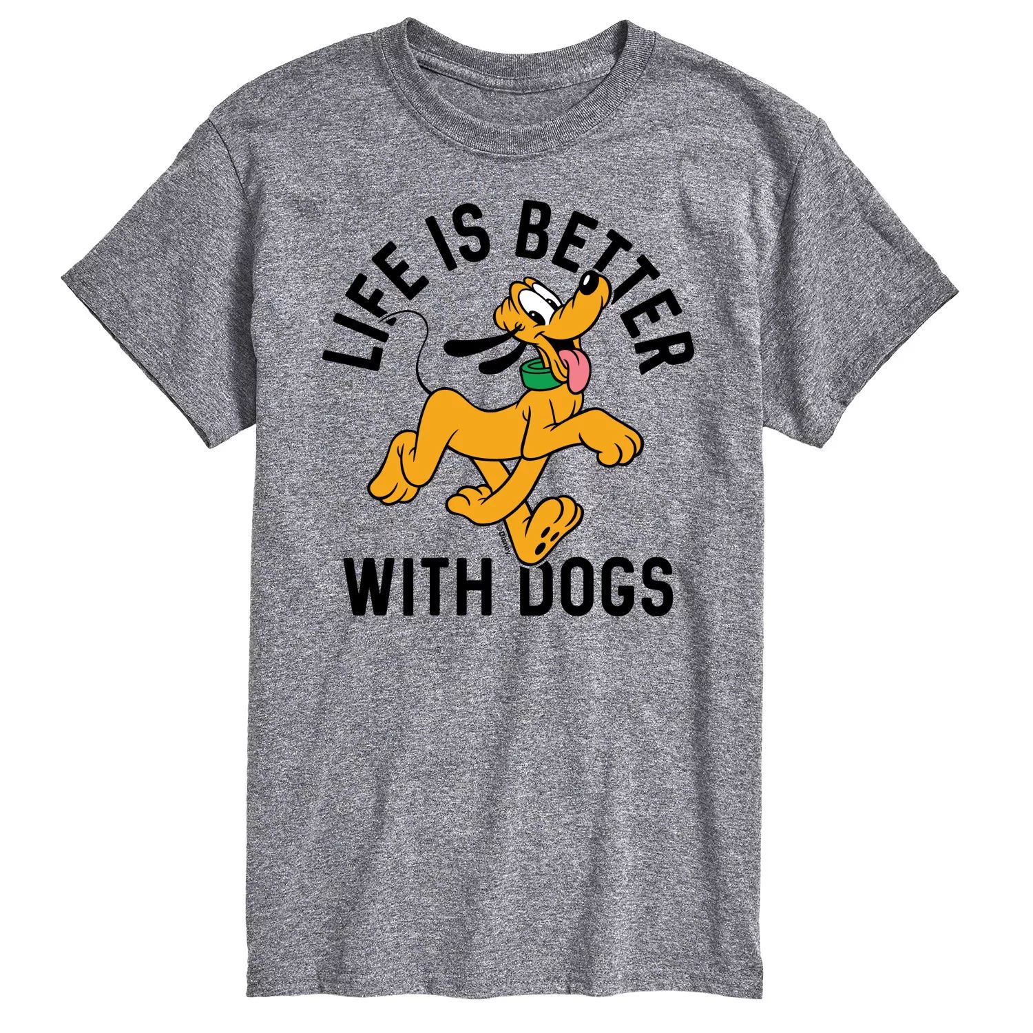Мужская футболка Disney с рисунком собак «Жизнь лучше с собаками» Licensed Character printio футболка для собак с собакой жизнь лучше