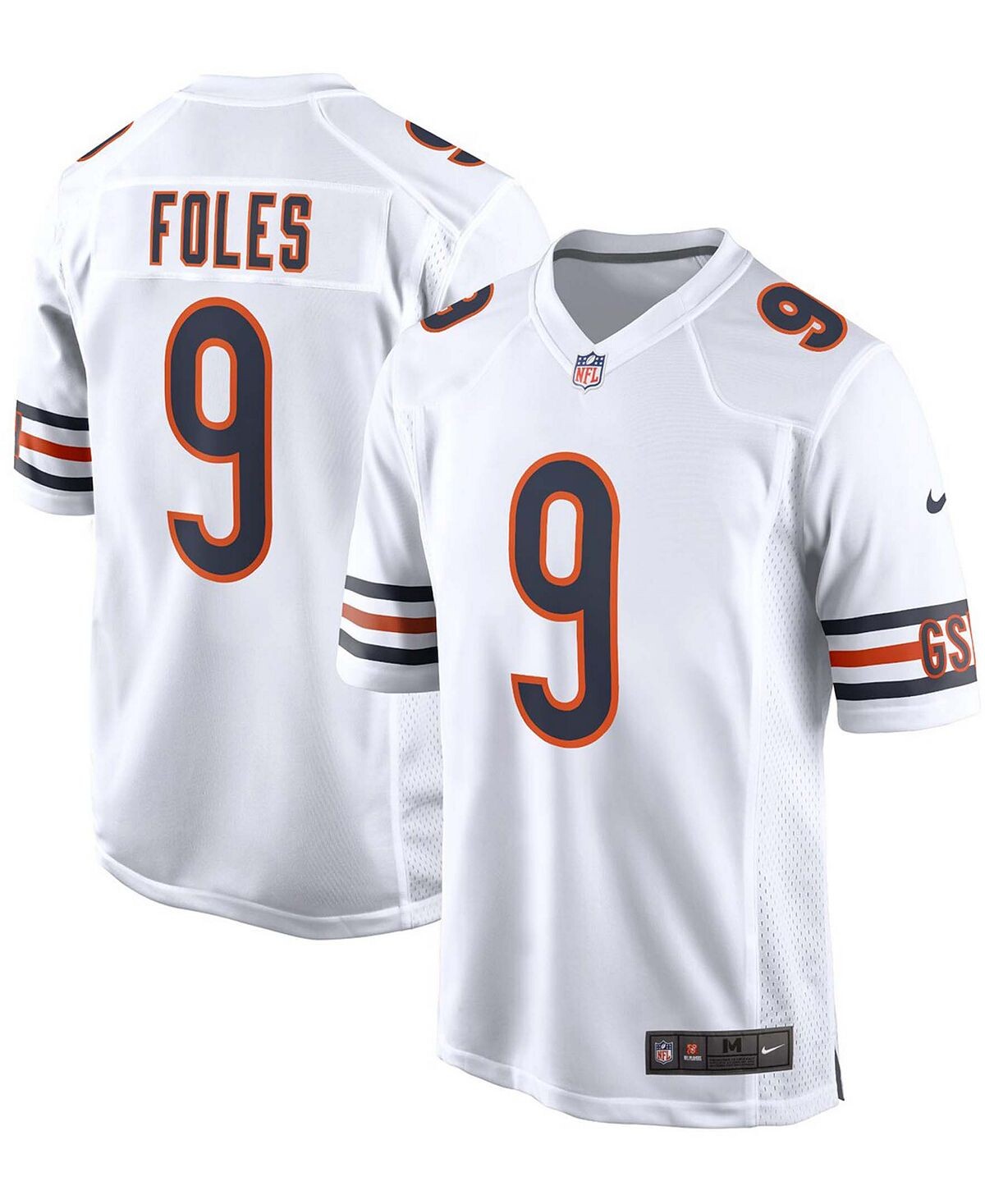 

Мужское белое джерси Ника Фоулса Chicago Bears Game Nike