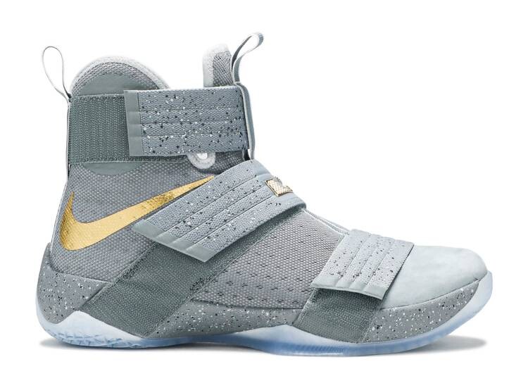 цена Кроссовки Nike LEBRON SOLDIER 10 'BATTLE GREY', серый