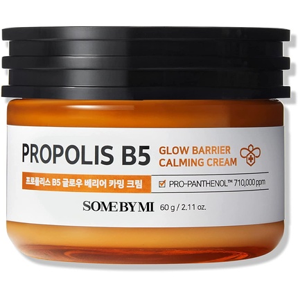 Somebymi Propolis B5 Glow Barrier Успокаивающий крем, Some By Mi гидрофильное масло some by mi propolis b5 glow barrier 120 мл