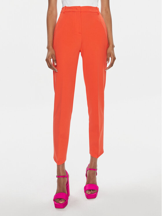 Тканевые брюки стандартного кроя Pinko, оранжевый