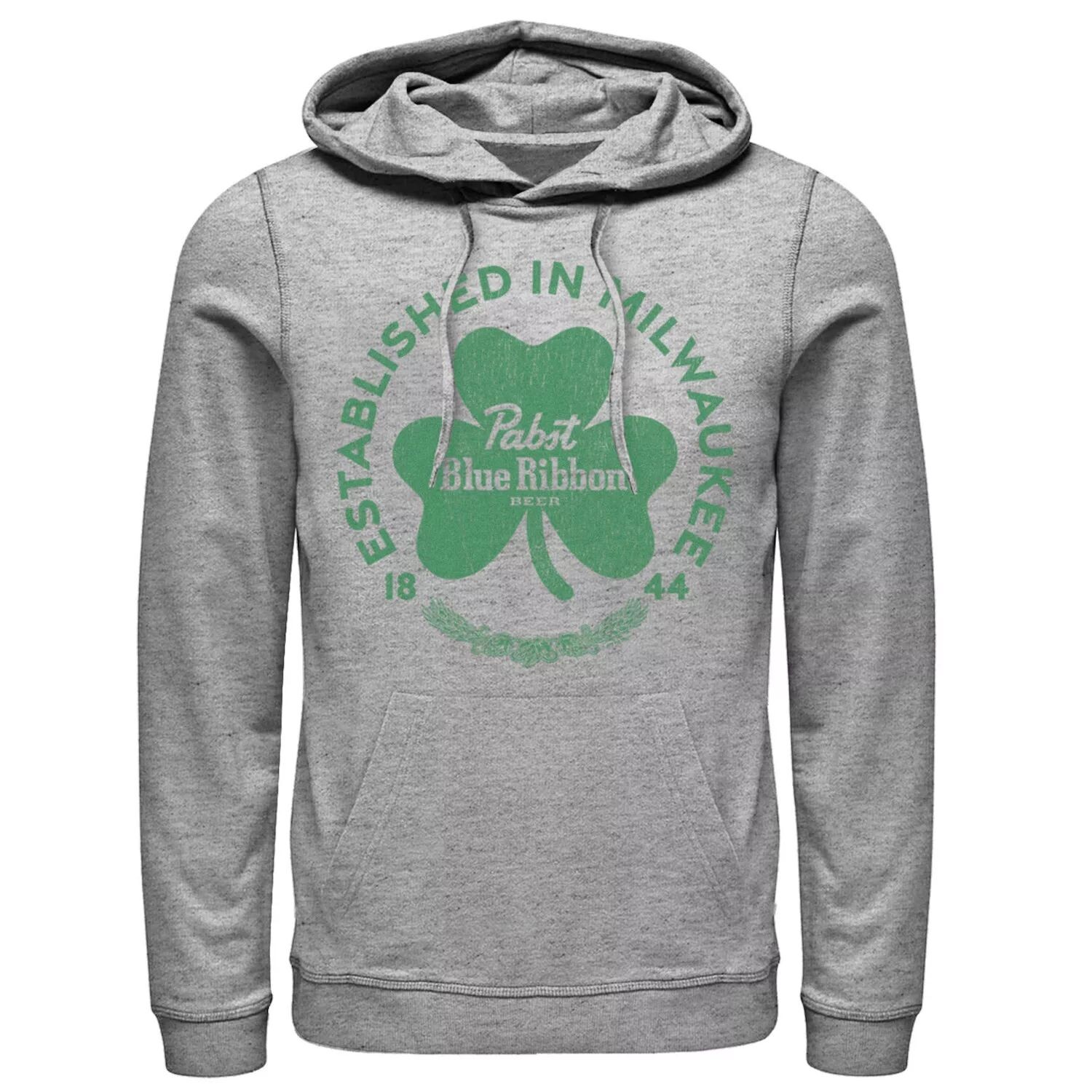 

Мужская толстовка Pabst с синей лентой и логотипом Shamrock Licensed Character