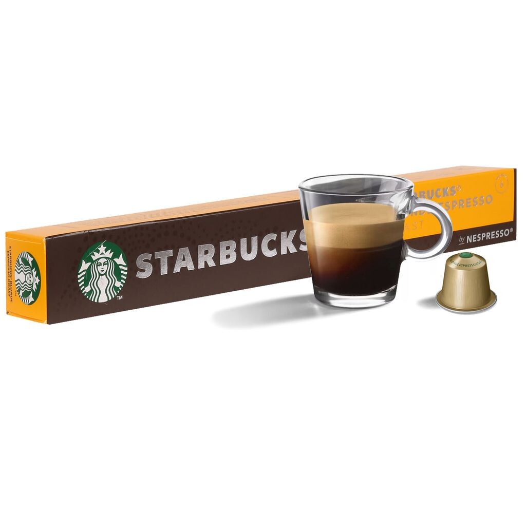 

Кофе в капсулах STARBUCKS Blonde Espresso Roast, совместимый с Nespresso, 10 капсул sarcia.eu