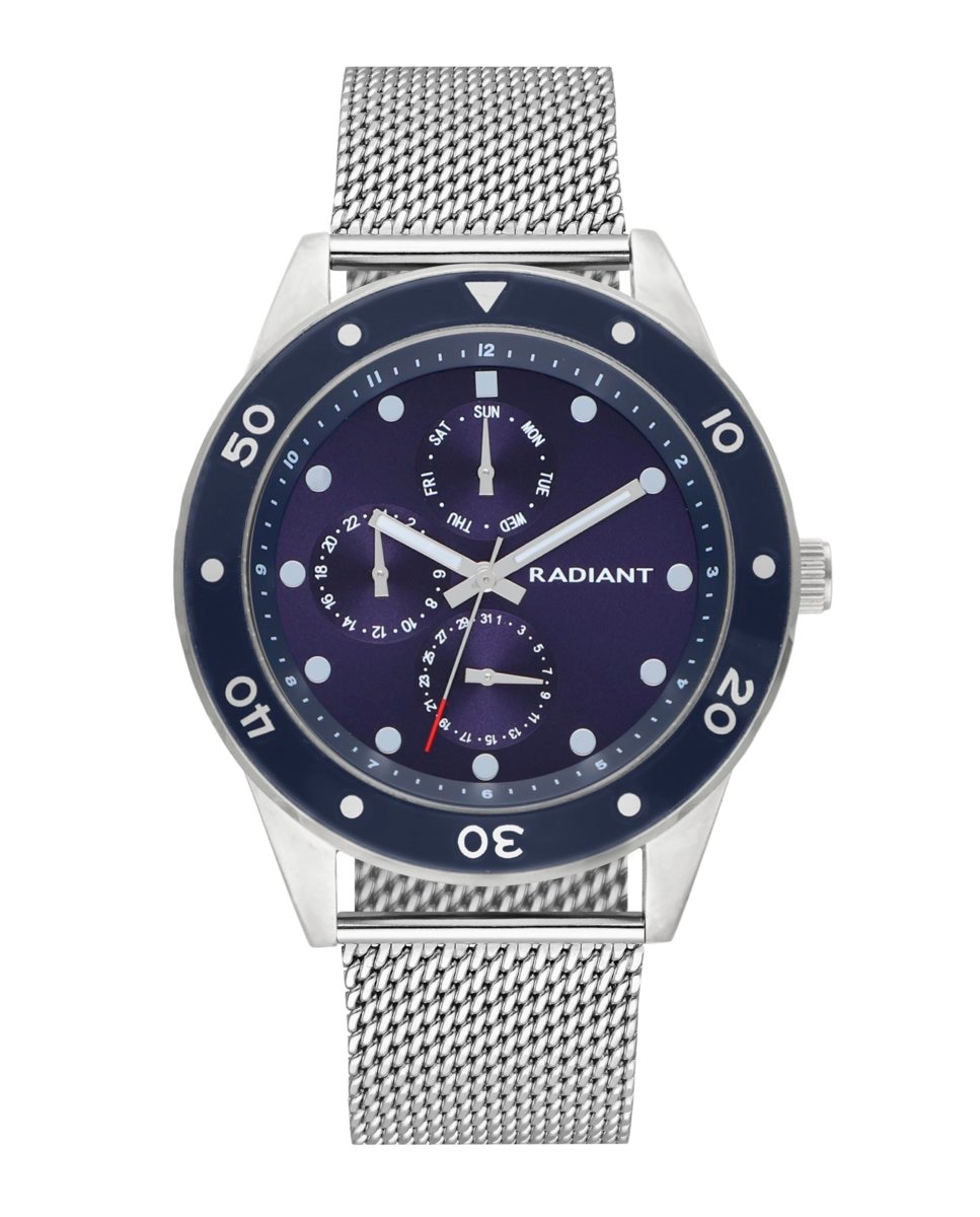 Мужские часы Canarias RA617703 из стали с серебристо-серым ремешком Radiant, серебро цена и фото