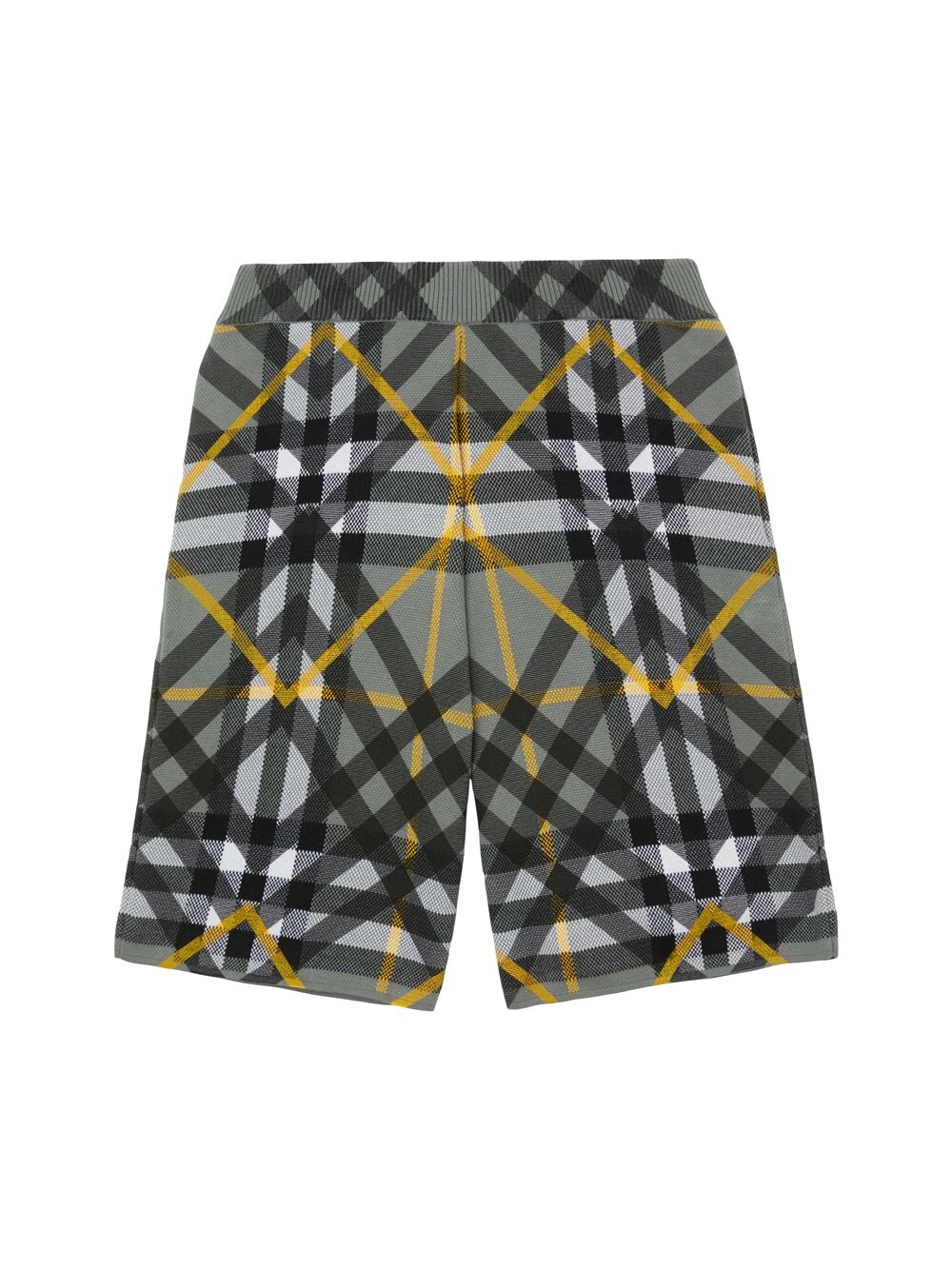 

Хлопковые жаккардовые шорты в клетку Tilton Burberry, серый