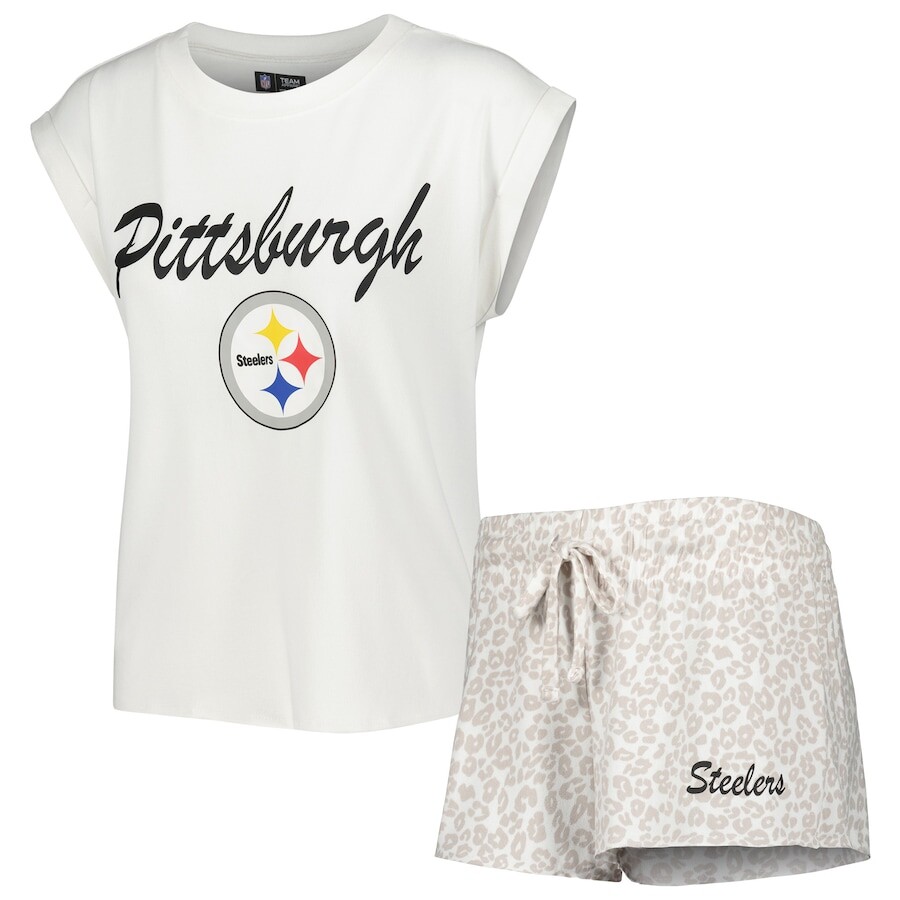 

Пижамный комплект Concepts Sport Pittsburgh Steelers, белый