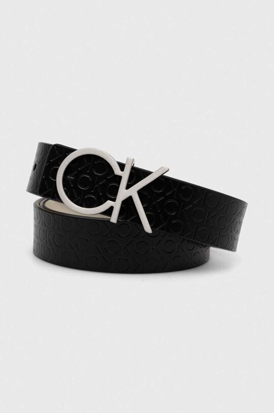 

Двусторонний кожаный ремень Calvin Klein, черный
