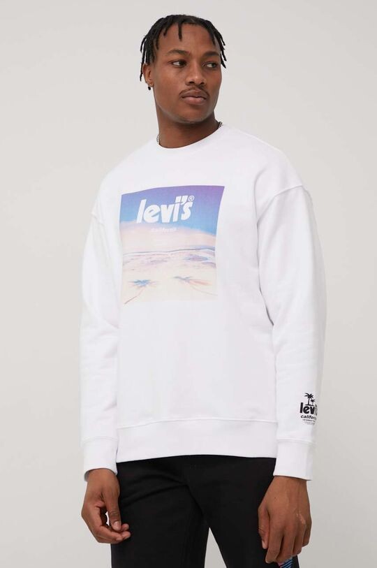

Толстовка из хлопка Levi's, белый