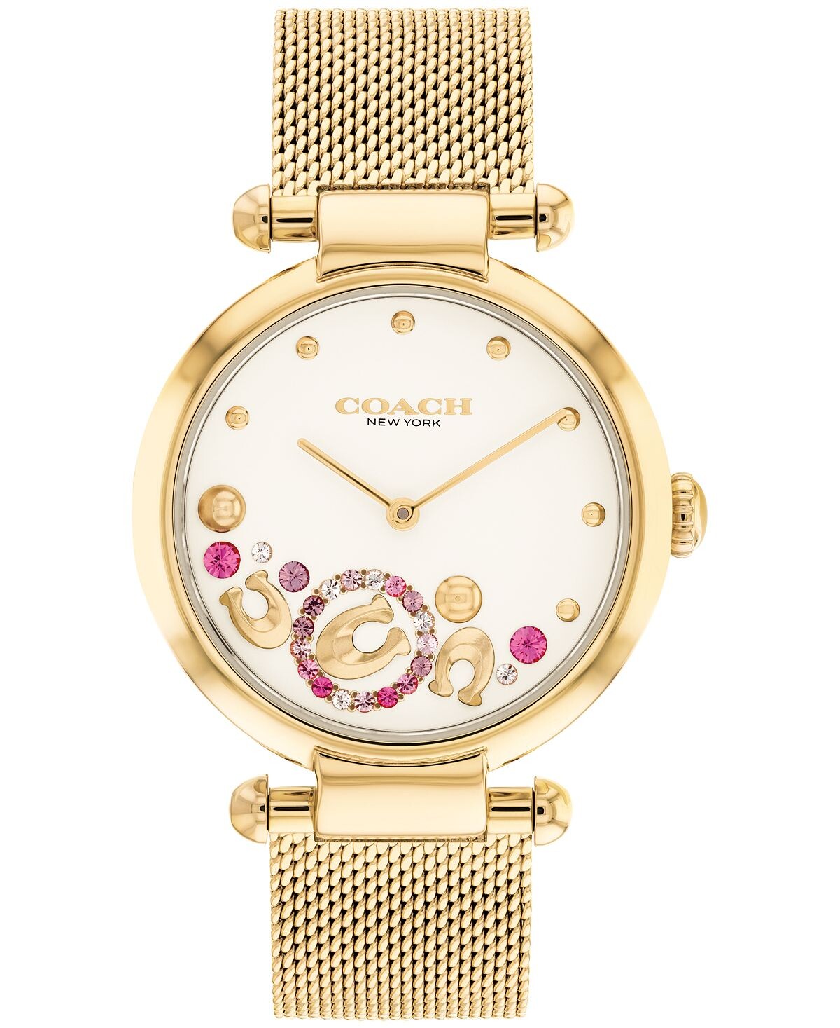 

Женские часы Cary из нержавеющей стали с сетчатым браслетом, 34 мм COACH