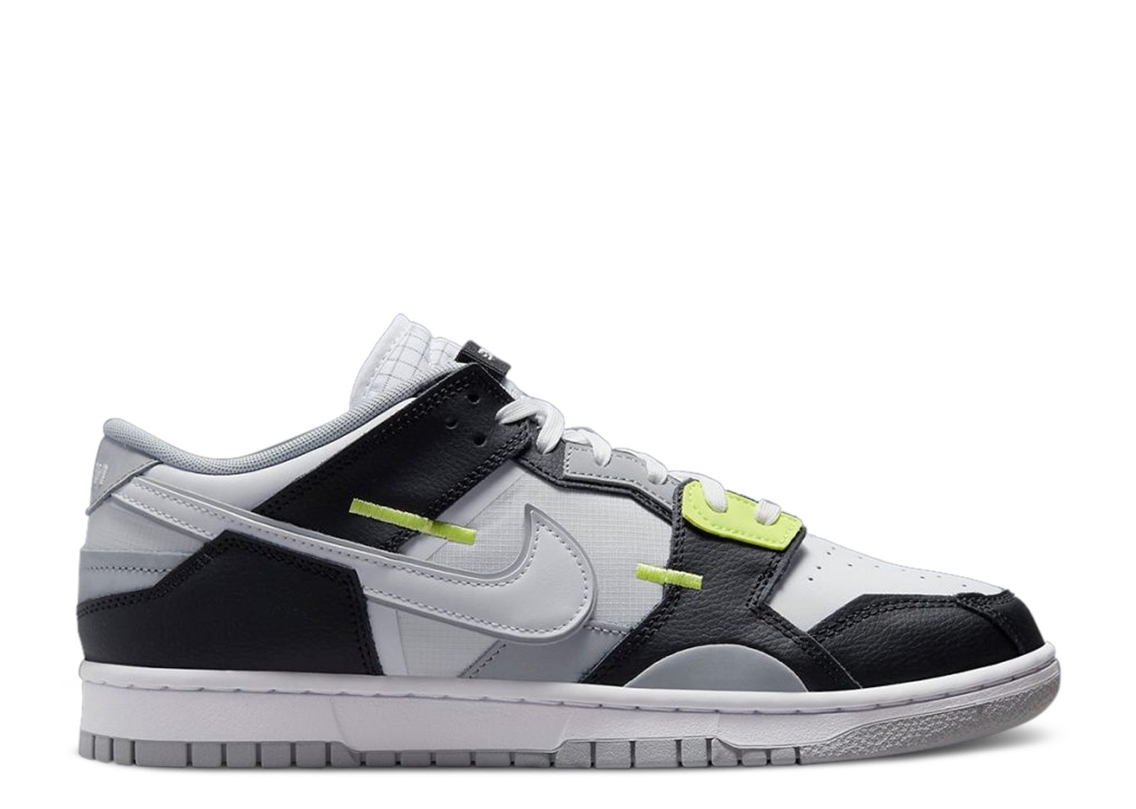 

Кроссовки Nike Dunk Scrap 'Wolf Grey Light Lemon Twist', серый